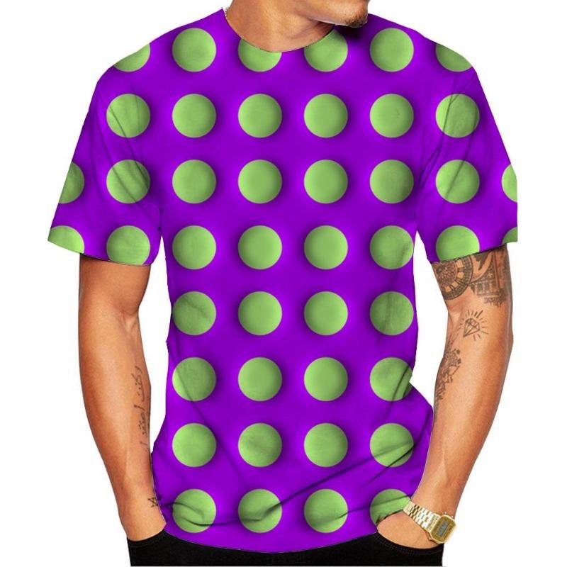 New Fashion Summer Men's 3D Printed Pattern Lion Design Top Men's Leisure Harajuku Plus Size