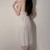 Robe Set Women's Patchwork Lace Slip Dress with Bra Slim Fit Sexy Women's Pajamas