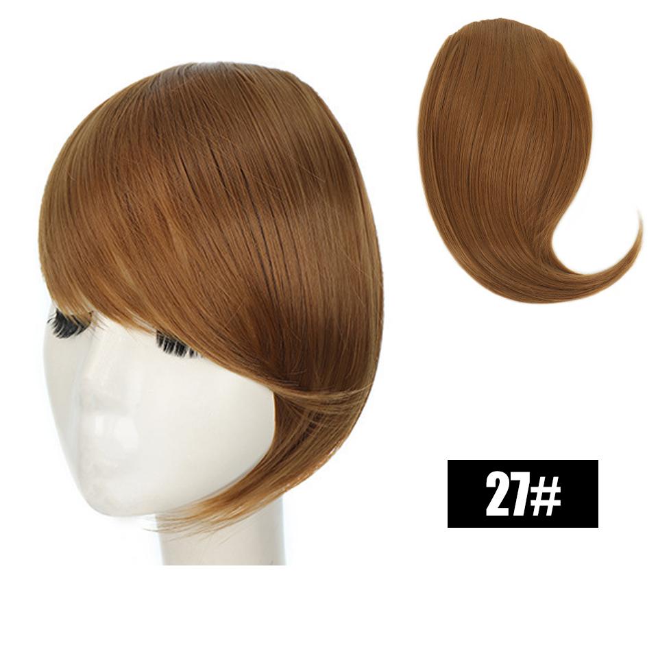 WTB Partial Bangs Wig Synthetic Wig Female Bangs Partial Lengthening Bangs Fake Bangs Two Cards Seamless Wig Piece