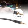 2.5mm TRRS Audios Cord 4Pole Male to Male Audios Cable with Gold Plate Connectors for High Fidelitys Sound Transmission