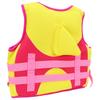 Kids Swim Vest Pink Regulable Strap Widened Waistband Balancing Fins Safety Buckle Child Swimming Jacket for Paddling S