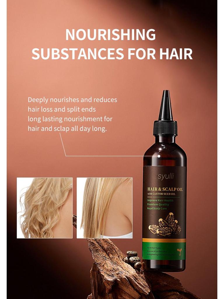 Popular 200ml Hair Smoothing Oil - Repairs & Nourishes with Plant-Based Formula