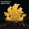 Chinese Style Sailing Sailboat Decoration Large Dragon Boat  Office Living Room Decoration Housewarming Opening Gift