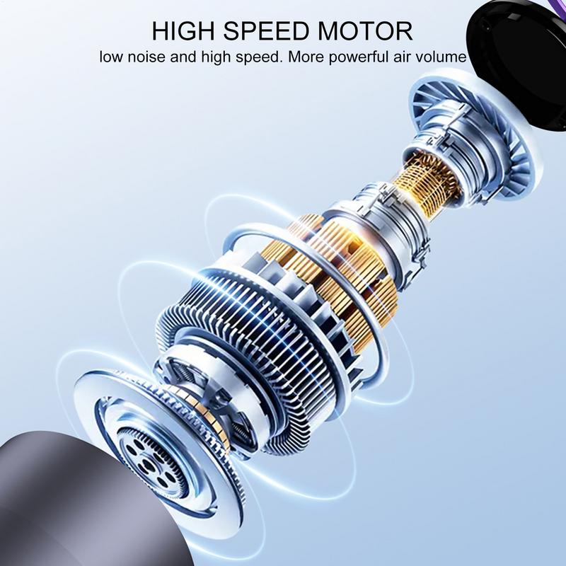 Portable Handheld Fan High Speed Portable Cooling Fan Handheld Quiet Electronics Hot Weather Fast Charging Solution For Reading