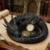 Creative Gothic 3D Printing Dragon Tray Dark Style Plastic Jewelry Storage Tray Decorative Desktop Organizer Key Holder