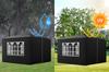 Garden pavilion, commercial tent, party gazebo, 4 side walls, windows, xxl