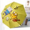 1pc Finn and Jake Automatic Umbrella 8-Bone Design Compact Gear for Outdoor Travel, Perfect Gift for Friends or Family Yy250829143