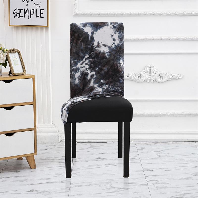 Geometry Chair Cover Flexible Stretch Spandex Chair Cover For Dining Room Restaurant Weddings Banquet Hotel Elastic Chair Cover for Home