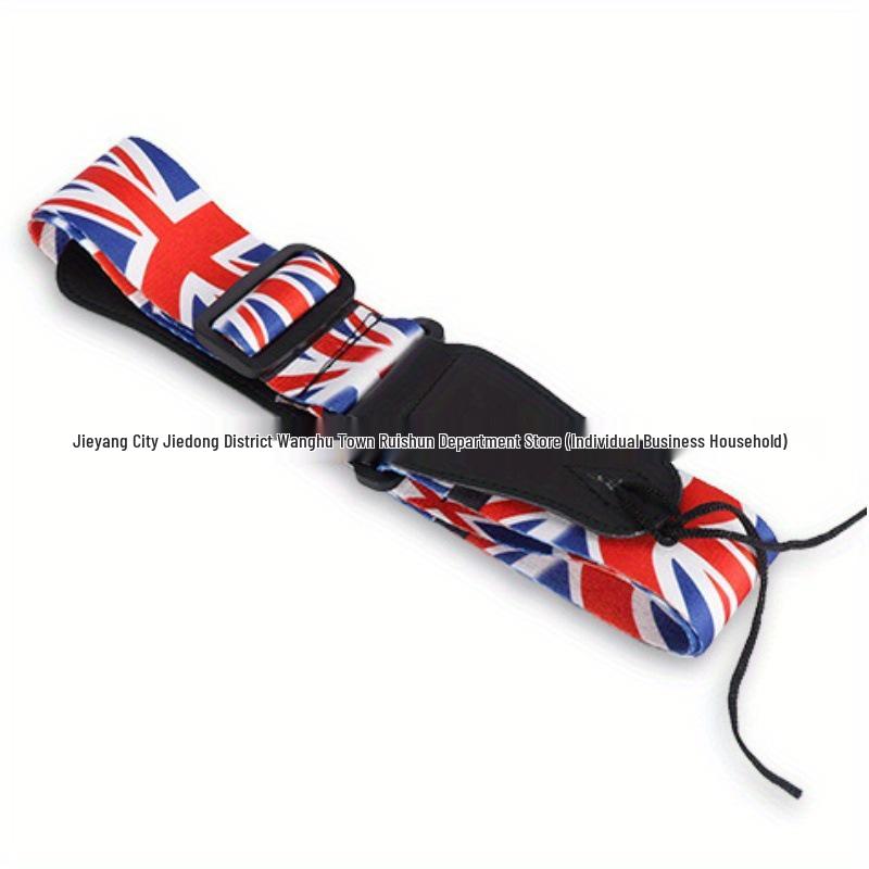 Ethnic Style Polyester Guitar Strap for Classical, Electric, and Acoustic Guitars