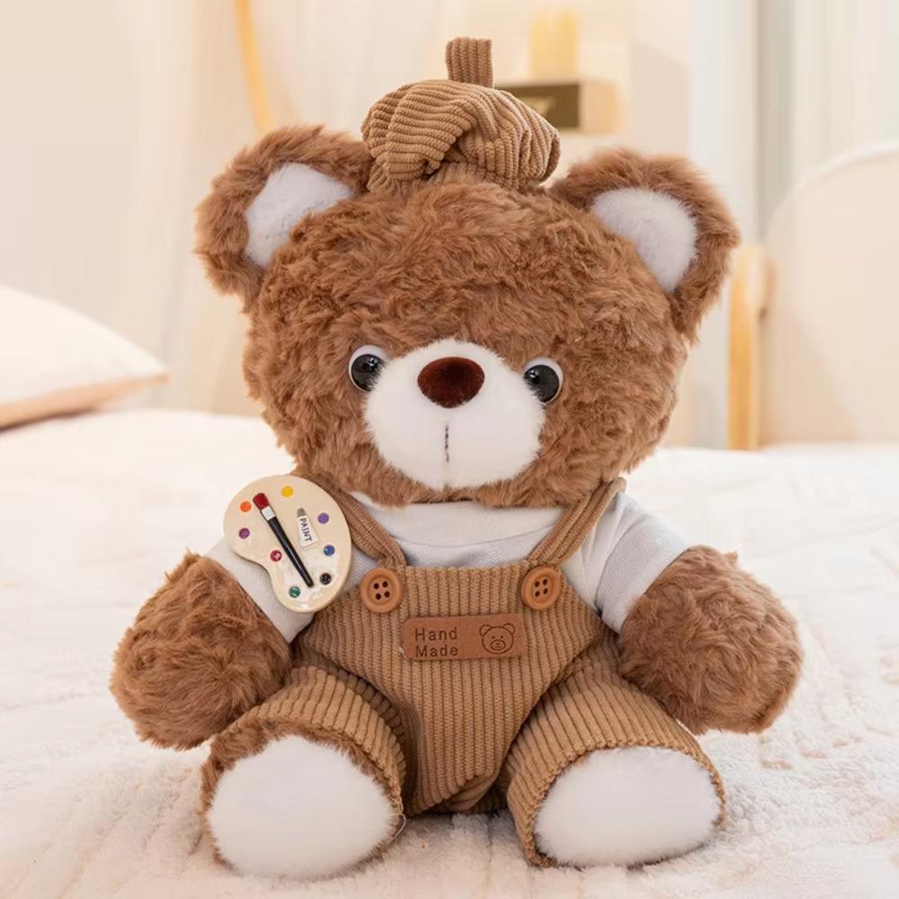 With Hats Bear Wear Clothes Plush Toys Fluffy Rabbit Stuffed Animal  Birthday Parties
