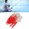 30pcs Luminous Squid Skirts Soft Artificial   Luminous Bait for Saltwater Freshwater