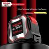 Delixi Electric High-Precision Self-Locking Tape Measure: 5m, 7.5m, 10m Options, Widened, Thickened, Wear-Resistant, Drop-Proof.