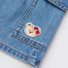 PawinPaw Girls' Cartoon Bear Denim A-Line Skirt