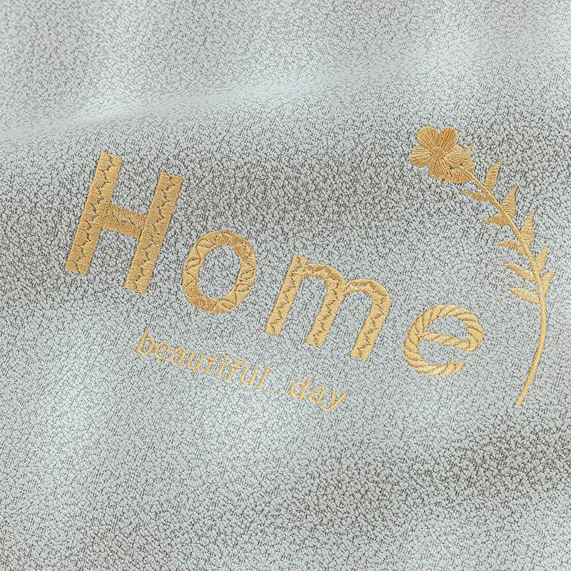 Cream Blizzard Neil Sofa Cushion Universal All Seasons Embroidery Letter Non-Slip Cushion Wear-Resistant Sofa Cover Cover