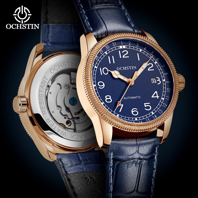 OCHSTIN Augusten Men's Classic Luminous Date Automatic Mechanical Watch