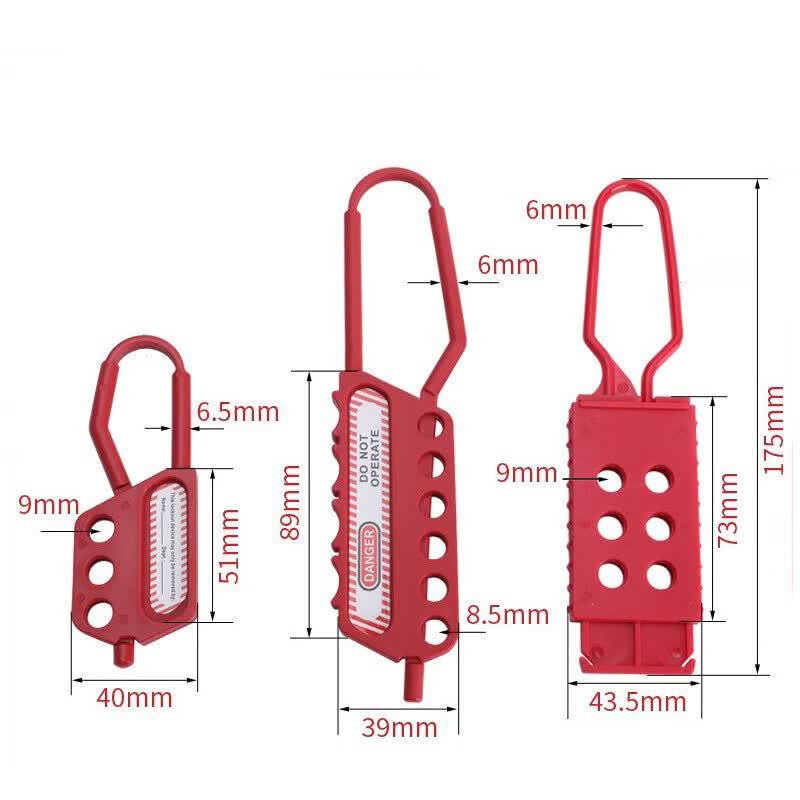 Insulated Nylon Industrial Safety Lockout Hasp
