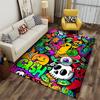 Colorful Graffiti Money Design suitable as a non-slip mat for the living room or bedroom sofa