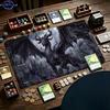 Dark Black Dragon Playmat Magic Card Game Mat Tcg Ccg Trading Card Mat Non Slip Rubber Base Table Game Mousepad Desk Mat 60x35cm