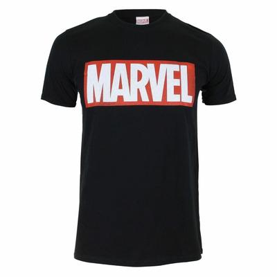 Maglietta Ufficiale Marvel da Uomo 100% Cotone Magliette da Uomo Top Nero S-2XL
