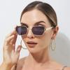 New Fashion Square Metal Frame Sunglasses Women Luxury Brand UV400 Protection Female Sun Glasses