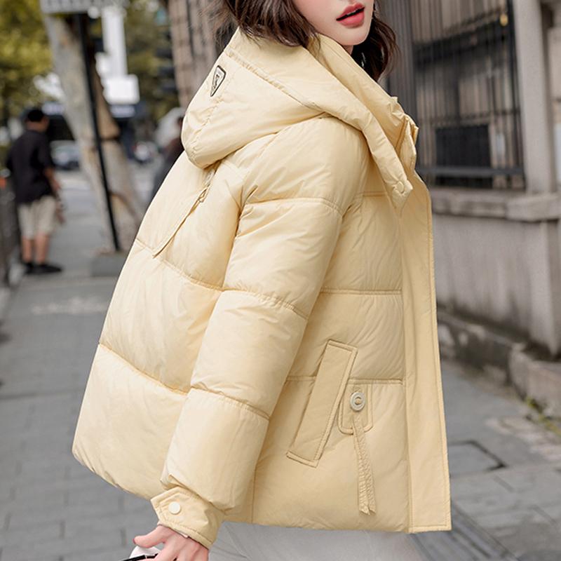 Fashion Women's Winter Jackets Hooded Casual Short Parka Female Long Sleeve Warm Coat