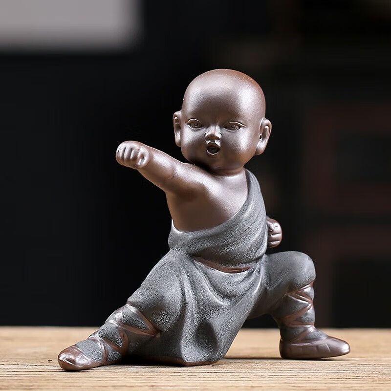 Zen Zisha Little Monk Tea Pet Figurine