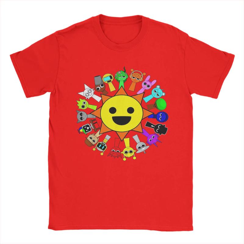 2025 Summer and Autumn retro toy print T-shirt loose and casual short-sleeved trendy top for men and women