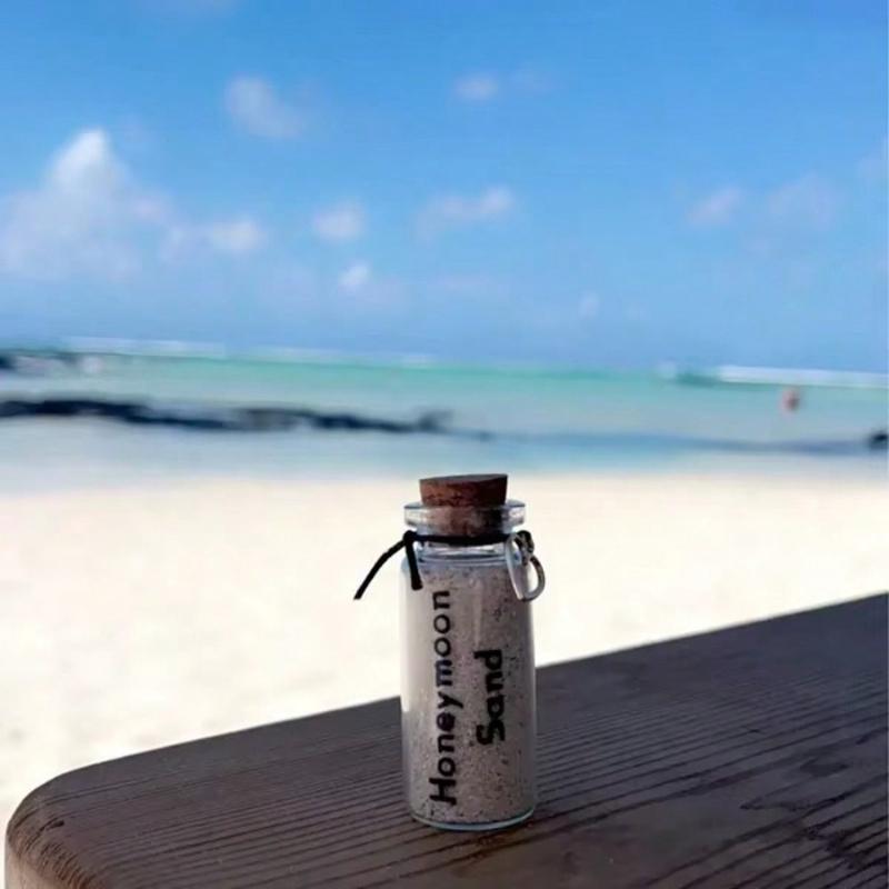 Honeymoon Keepsake Unique Wedding Travel Gift Small Sand Bottle Bride Gift Couple Gift Vacation Sand Jar Beach Honeymoon Memory