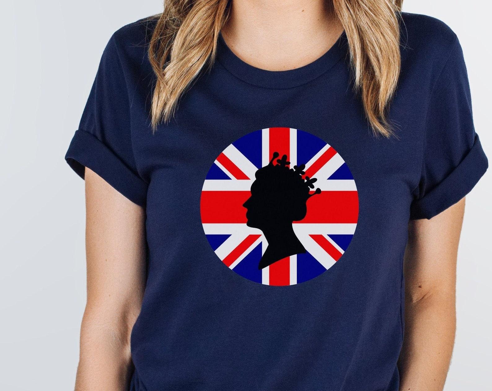 RIP Queen Elizabeth II Shirt | Her Majesty The Queen Tshirt | Monarch British Empire Memorial Tee Unisex S