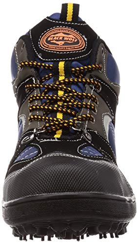 [Okamoto] KMP-9609 Black Wolf Pin Spike Shoes, Navy, 25.5 Cm, 3E