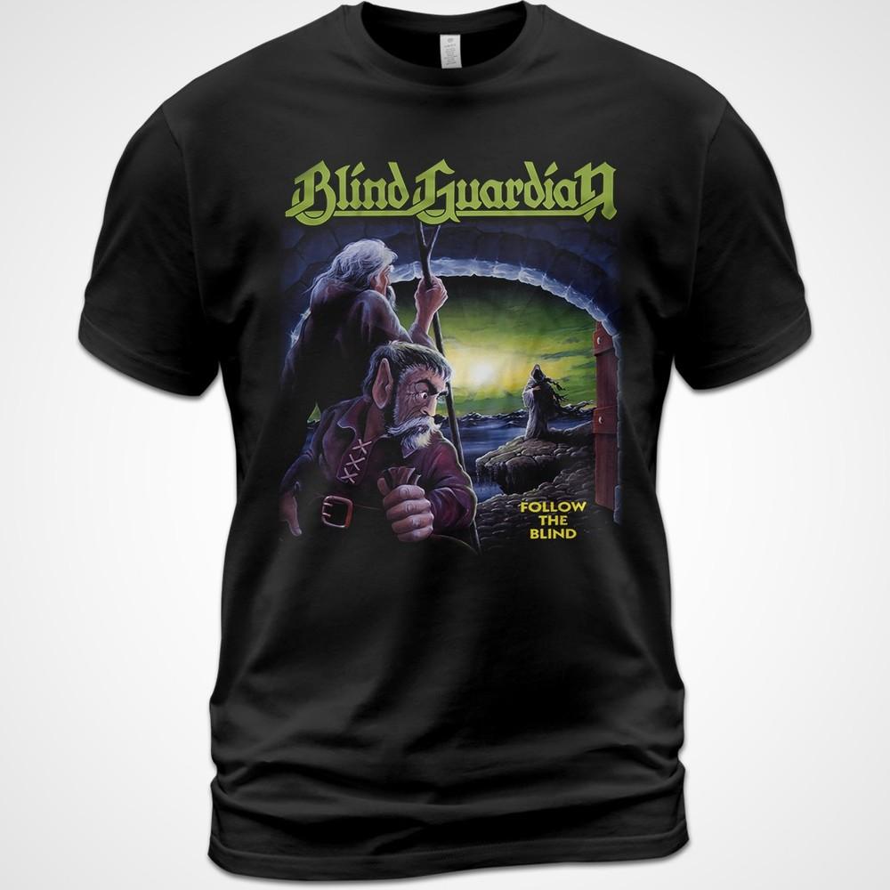 Cotton T-shirt Follow the Blind Music Shirt Blind Guardian Hansi Kursch Unisex T-Shirt S