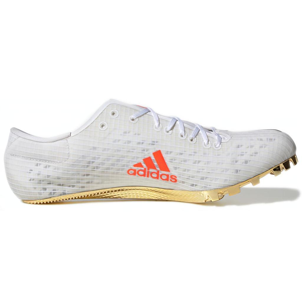 adidas Adizero Finesse Mesh Abrasion Resistant Low Top Sprint Racing Running Shoes Unisex White Black FY4081