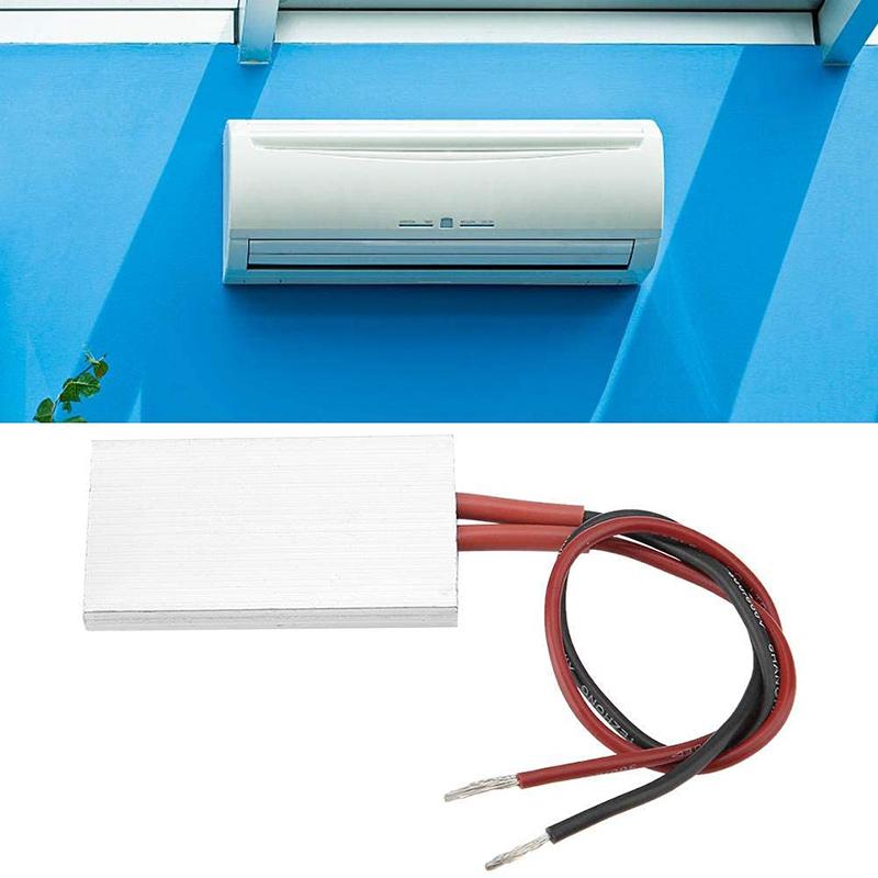 10PCS 50*15mm PTC Heating Element 12-220V  Constant Temperature Thermistor Air Heating Sensor Aluminum Hair Dryer Curlers Heater