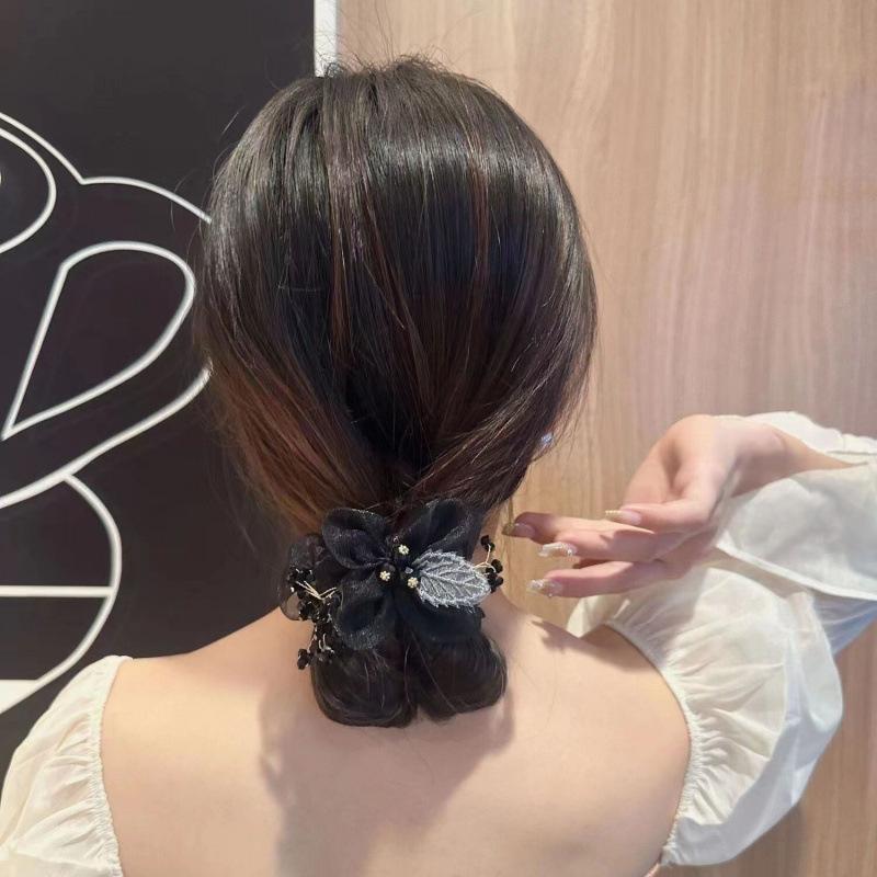 Sunflower Hair Band Large Intestine Ring Autumn High-End Hair Rope Headrope Female Hair Tie Head Flower Hair Accessories Female