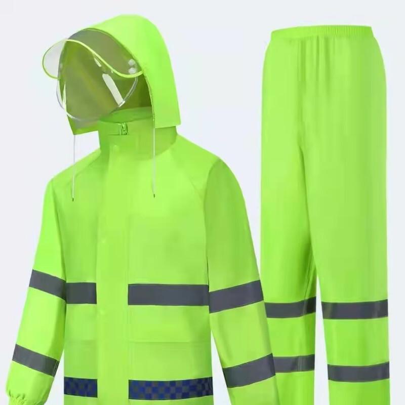 OEING Reflective Patrol Raincoat Set L-4XL