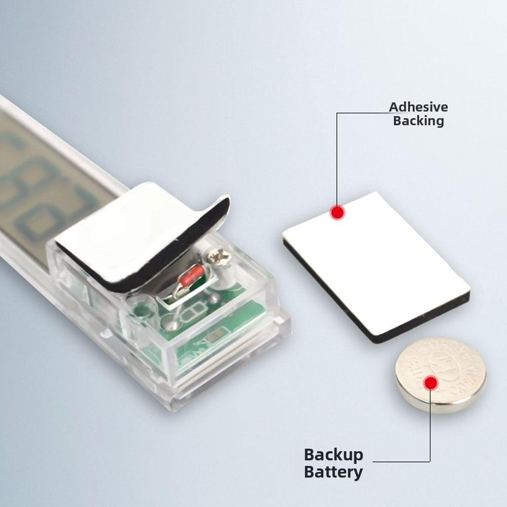 Elektronický displej Teploměr do akvária Měřič teploty vody Monitorování teploty vody
