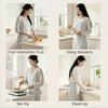 Stylish Breathable Kitchen Apron Oil-proof Sleeveless Cooking Bibs Easy Clean Waterproof Painting Apron Catering Work