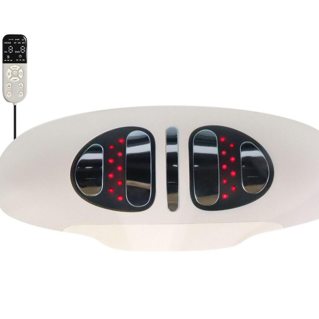 Smart EMS Lumbar Spine Massager: Electric Pulse, Heating, Vibration, and Inflation for Home Use