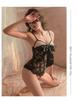 Women's Plus Size Sexy Lace Butterfly Jumpsuit 1003
