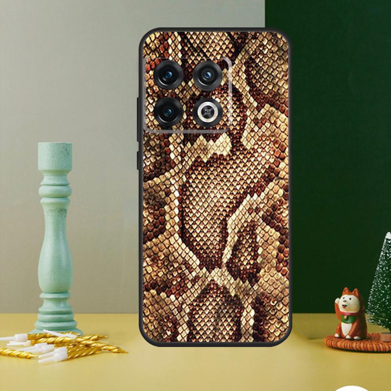 Snake Skin Case For OnePlus Nord CE 2 3 4 Lite N20 N30 9 10 Pro 8T 9RT 10T 10R 12 11 12R 13 13R Cover