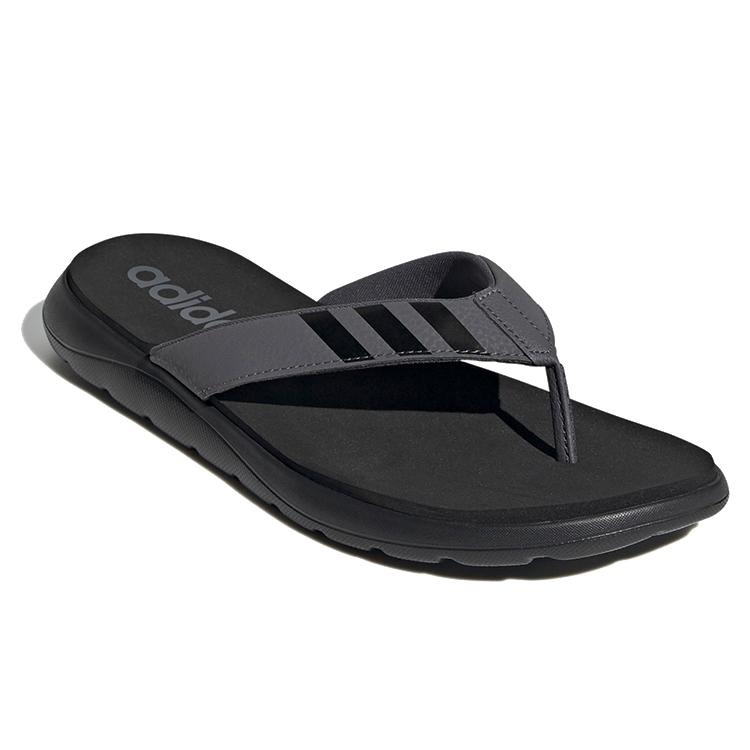 Adidas Comfort Flip Flops Core Black Grey