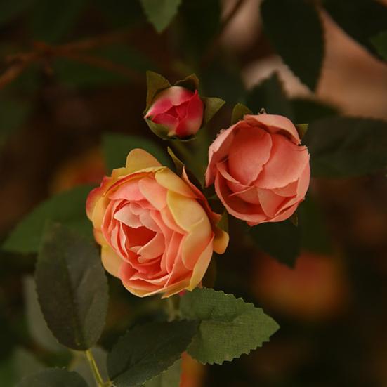 Floare simulată Trandafir realist de lungă durată, floare artificială din mătase artificială, decorare pentru nuntă