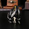 A Pair of Cute Penguin Jewelry Box, Jewelry Stud Earrings, Storage Box, Flip Cover, Dust-proof Storage, Metal Craft Home Ornament.