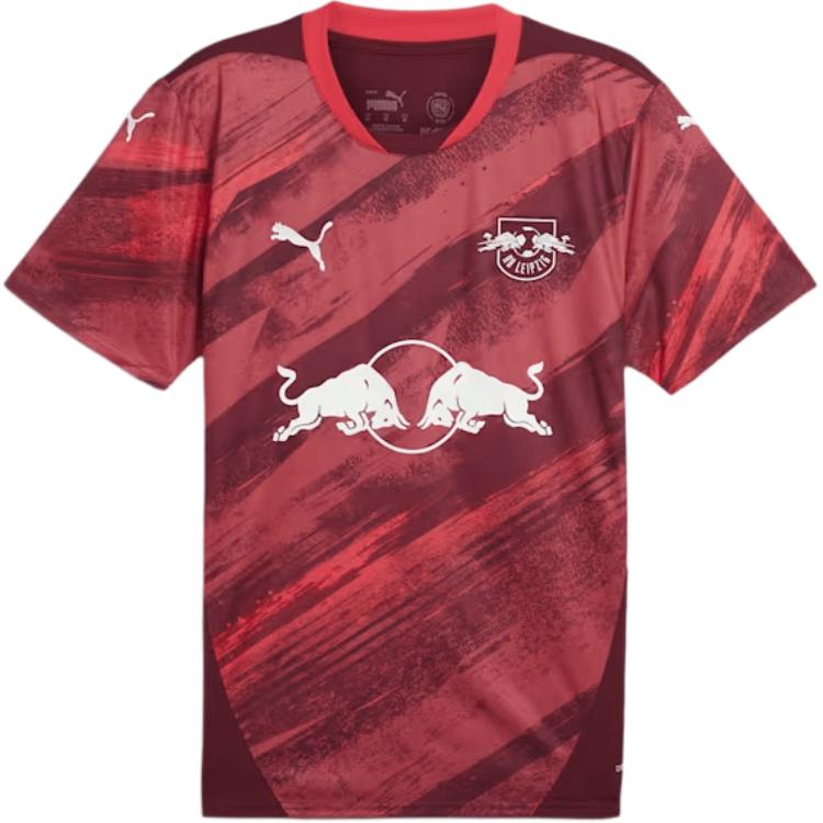 

Puma Ss24 Rb Leipzig Color Block Letter Print Comfortable Fashion Sweat-Wicking Football Shirt Men tops Red 776458-02 XL
