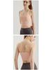 Summer Strap Back Sports Bra with Integrated Cup - Slim Fit Yoga Vest