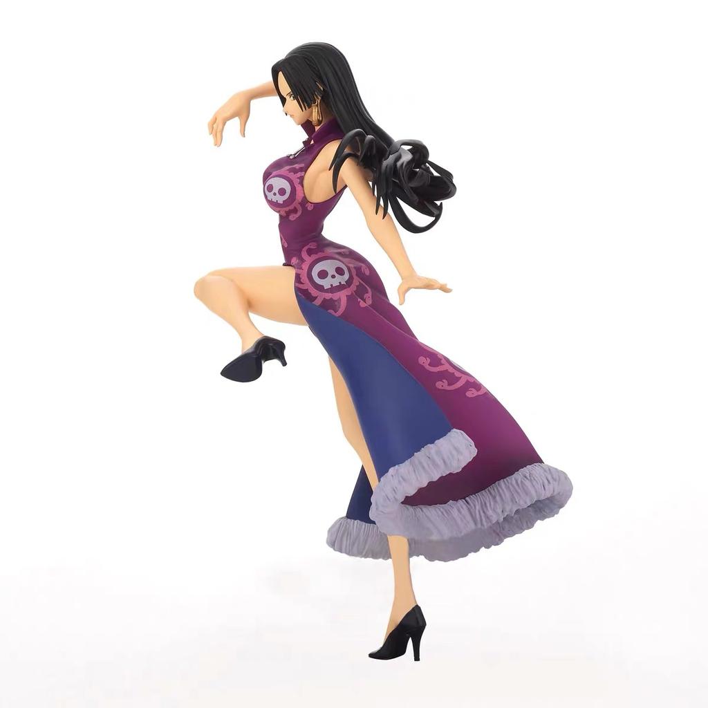 One Piece Anime Boa Hancock Figures Toys GK Snake Princess Action Figure Sexy Cheongsam Girl Doll PVC Figurines Statue
