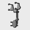 360° Multi-function AR Car Rearview Mirror Phone Holder - Unobstructed View