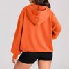 2026 Women's Autumn/Winter European & American Solid Color Long Sleeve Hooded Zip-Up Sweatshirt with Pockets