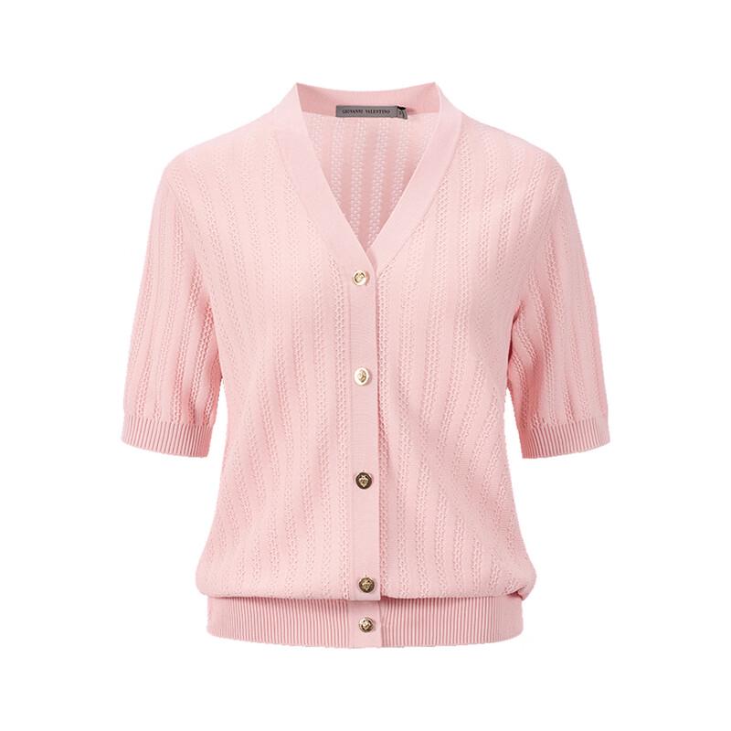Giovanni Valentino Women's Hollow-Out Knit Cardigan