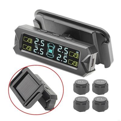 28GC Car Real Time Solar Tire Pressure Monitoring Display For Long Distance And Family Safe Driving Everyday Commute